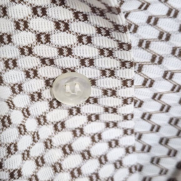 1970's INT. Internationalist by Arrow Men's Button Up Patterned Shirt 15-1/2, 34 - Picture 16 of 16